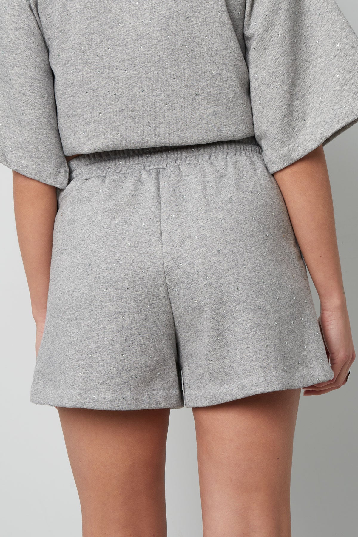 Cotone Donna Shorts Casual Cintura con Cordino