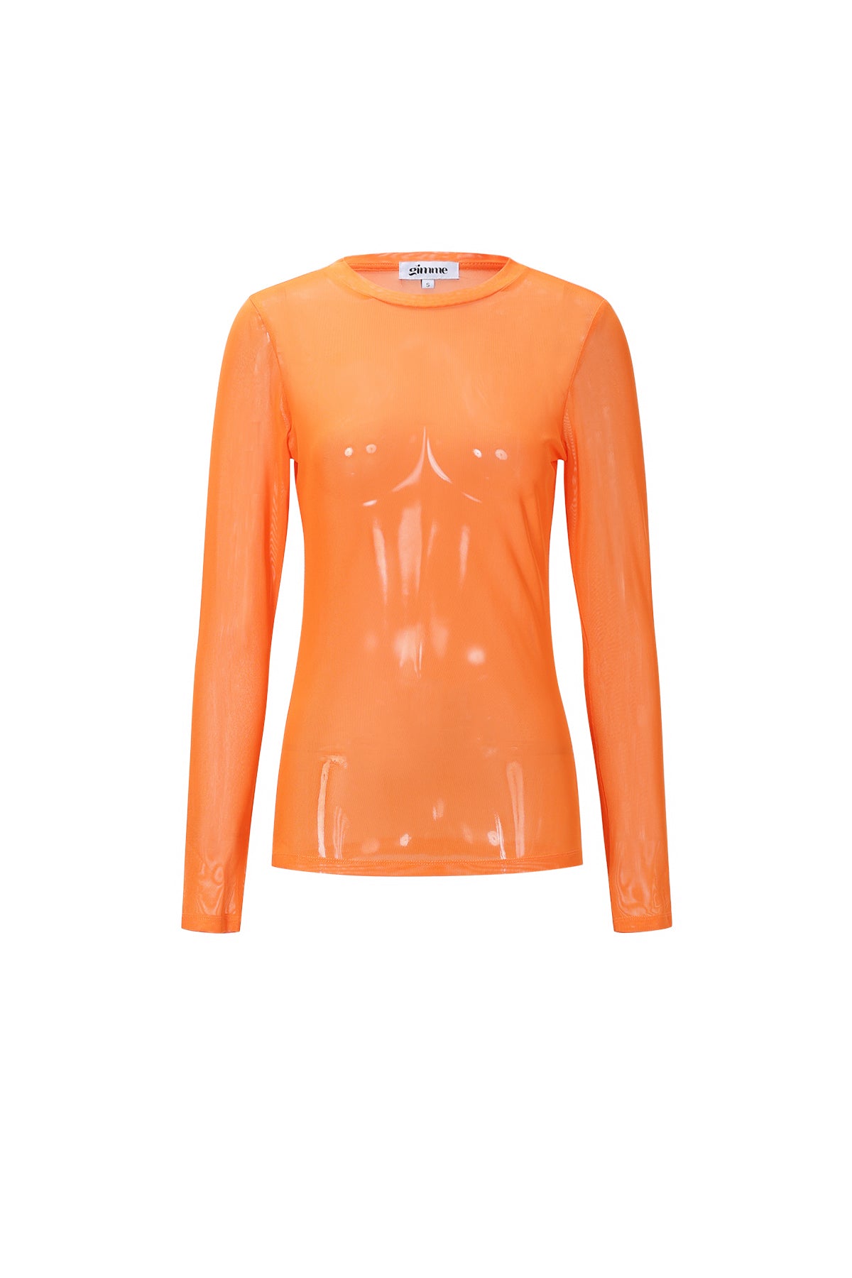 Maglia a maniche lunghe in rete