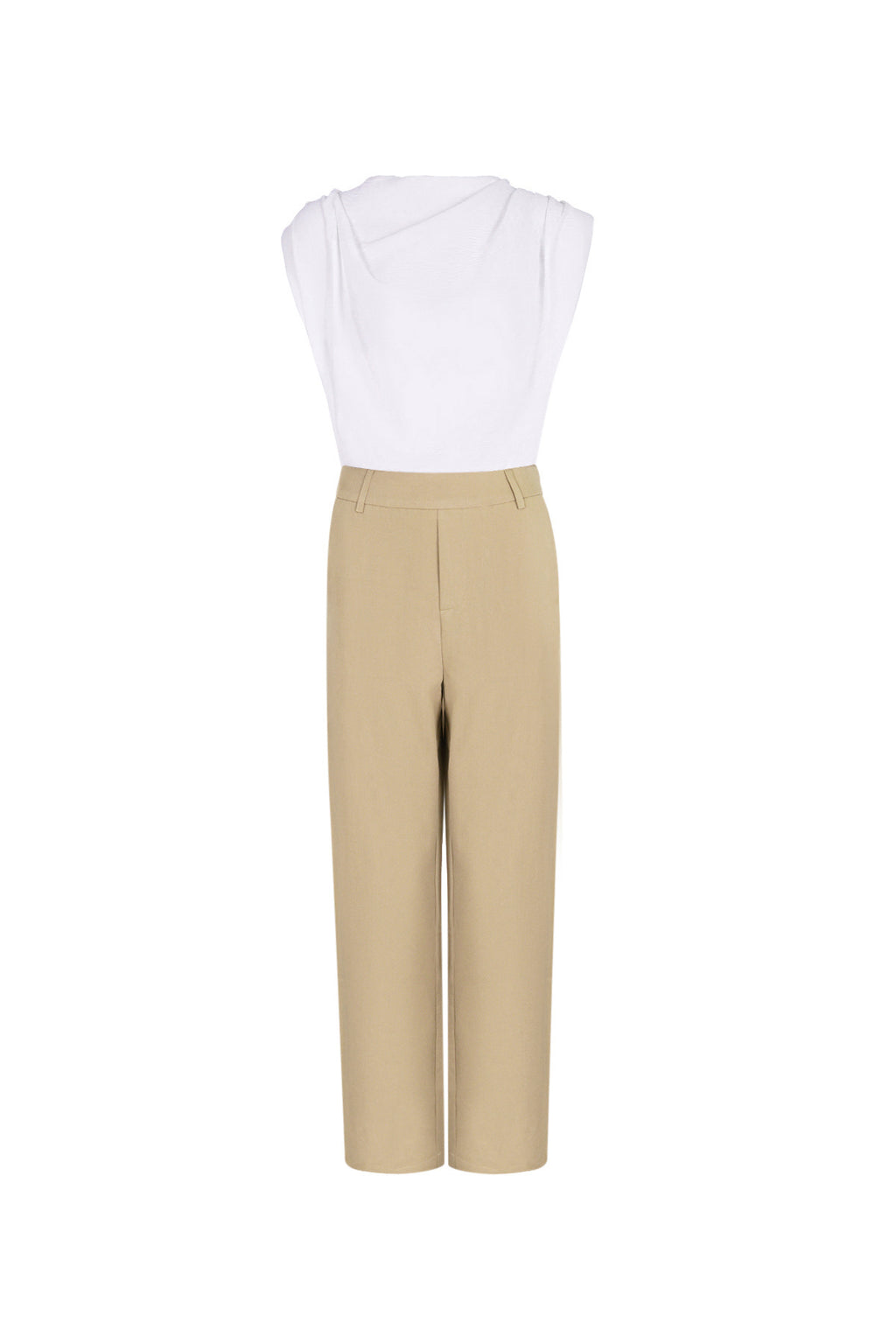 Cotton Blend Donna Wide Leg Bodysuit Primavera/Estate Comfort Fit