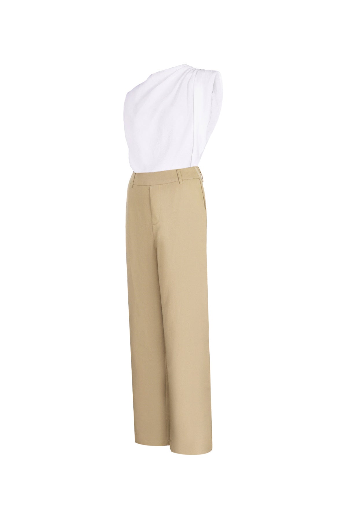 Cotton Blend Donna Wide Leg Bodysuit Primavera/Estate Comfort Fit