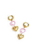 Orecchini pendenti a forma di cuore